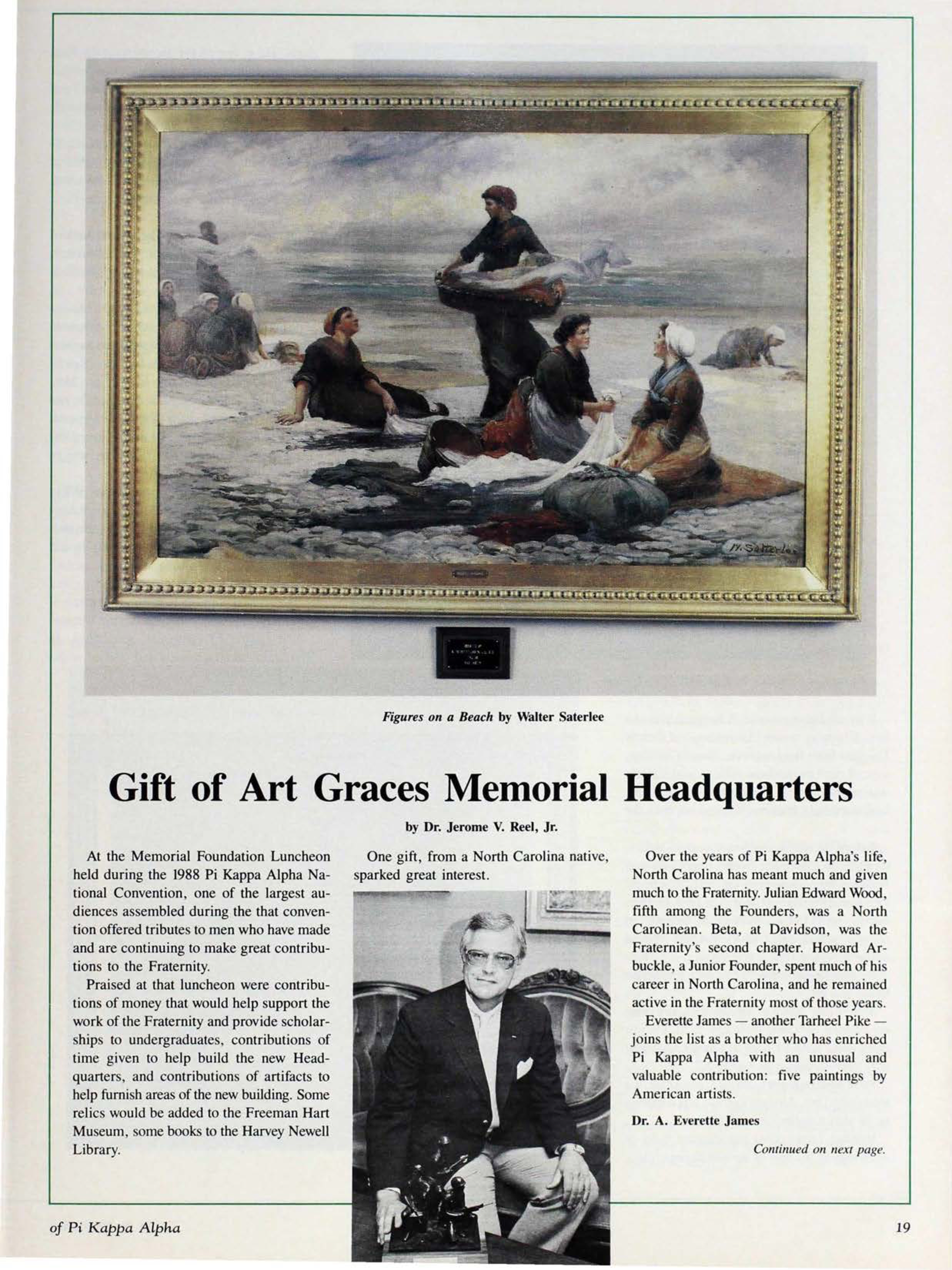 Gift of Art Graces Memorial Headquarters